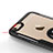 Custodia Silicone Trasparente Ultra Slim Cover Morbida con Anello Supporto R01 per Apple iPhone 6