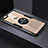 Custodia Silicone Trasparente Ultra Slim Cover Morbida con Anello Supporto R01 per Apple iPhone 6S Nero