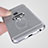 Custodia Silicone Trasparente Ultra Slim Cover Morbida con Anello Supporto S01 per Apple iPhone 6S