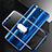 Custodia Silicone Trasparente Ultra Slim Cover Morbida con Anello Supporto S01 per Huawei Honor 9
