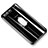 Custodia Silicone Trasparente Ultra Slim Cover Morbida con Anello Supporto S01 per Huawei Honor 9 Nero