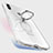 Custodia Silicone Trasparente Ultra Slim Cover Morbida con Anello Supporto V01 per Apple iPhone Xs Max