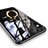 Custodia Silicone Trasparente Ultra Slim Cover Morbida con Anello Supporto V01 per Apple iPhone Xs Max Oro