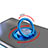 Custodia Silicone Trasparente Ultra Slim Cover Morbida con Magnetico Anello Supporto AN1 per Sharp Aquos Sense4
