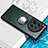 Custodia Silicone Trasparente Ultra Slim Cover Morbida con Magnetico Anello Supporto BH1 per OnePlus 12R 5G