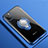 Custodia Silicone Trasparente Ultra Slim Cover Morbida con Magnetico Anello Supporto C01 per Apple iPhone 11 Pro Max Blu