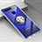 Custodia Silicone Trasparente Ultra Slim Cover Morbida con Magnetico Anello Supporto C01 per Huawei Honor View 20