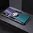Custodia Silicone Trasparente Ultra Slim Cover Morbida con Magnetico Anello Supporto C01 per Huawei P20