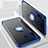 Custodia Silicone Trasparente Ultra Slim Cover Morbida con Magnetico Anello Supporto C01 per Huawei P30 Lite