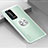 Custodia Silicone Trasparente Ultra Slim Cover Morbida con Magnetico Anello Supporto C01 per Huawei P40 Pro+ Plus