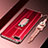 Custodia Silicone Trasparente Ultra Slim Cover Morbida con Magnetico Anello Supporto C01 per Oppo K1 Oro Rosa