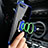 Custodia Silicone Trasparente Ultra Slim Cover Morbida con Magnetico Anello Supporto C01 per Oppo RX17 Neo
