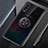 Custodia Silicone Trasparente Ultra Slim Cover Morbida con Magnetico Anello Supporto C01 per Samsung Galaxy A70S Nero