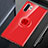 Custodia Silicone Trasparente Ultra Slim Cover Morbida con Magnetico Anello Supporto C01 per Samsung Galaxy Note 10 Plus