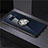 Custodia Silicone Trasparente Ultra Slim Cover Morbida con Magnetico Anello Supporto C01 per Samsung Galaxy S10e