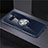 Custodia Silicone Trasparente Ultra Slim Cover Morbida con Magnetico Anello Supporto C01 per Samsung Galaxy S10e