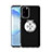 Custodia Silicone Trasparente Ultra Slim Cover Morbida con Magnetico Anello Supporto C01 per Samsung Galaxy S20