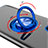 Custodia Silicone Trasparente Ultra Slim Cover Morbida con Magnetico Anello Supporto C01 per Samsung Galaxy S20 5G