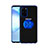 Custodia Silicone Trasparente Ultra Slim Cover Morbida con Magnetico Anello Supporto C01 per Samsung Galaxy S20 Plus