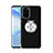 Custodia Silicone Trasparente Ultra Slim Cover Morbida con Magnetico Anello Supporto C01 per Samsung Galaxy S20 Plus