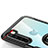 Custodia Silicone Trasparente Ultra Slim Cover Morbida con Magnetico Anello Supporto C01 per Xiaomi Redmi Note 8