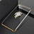 Custodia Silicone Trasparente Ultra Slim Cover Morbida con Magnetico Anello Supporto C02 per Huawei Mate 20 X 5G Oro