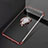 Custodia Silicone Trasparente Ultra Slim Cover Morbida con Magnetico Anello Supporto C02 per Oppo R15X Oro Rosa