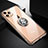 Custodia Silicone Trasparente Ultra Slim Cover Morbida con Magnetico Anello Supporto C03 per Apple iPhone 11 Pro