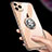 Custodia Silicone Trasparente Ultra Slim Cover Morbida con Magnetico Anello Supporto C03 per Apple iPhone 11 Pro