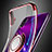 Custodia Silicone Trasparente Ultra Slim Cover Morbida con Magnetico Anello Supporto C03 per Huawei Nova 5 Pro