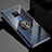 Custodia Silicone Trasparente Ultra Slim Cover Morbida con Magnetico Anello Supporto C04 per Huawei Mate 20 X 5G Nero