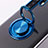 Custodia Silicone Trasparente Ultra Slim Cover Morbida con Magnetico Anello Supporto C04 per Huawei P30 Pro