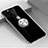 Custodia Silicone Trasparente Ultra Slim Cover Morbida con Magnetico Anello Supporto F01 per Apple iPhone 11 Pro Max