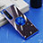 Custodia Silicone Trasparente Ultra Slim Cover Morbida con Magnetico Anello Supporto per Sony Xperia 1 III Blu