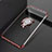 Custodia Silicone Trasparente Ultra Slim Cover Morbida con Magnetico Anello Supporto S01 per Oppo A71 Oro Rosa