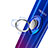 Custodia Silicone Trasparente Ultra Slim Cover Morbida con Magnetico Anello Supporto S01 per Oppo RX17 Neo