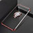 Custodia Silicone Trasparente Ultra Slim Cover Morbida con Magnetico Anello Supporto S01 per Samsung Galaxy S10 Plus Oro Rosa