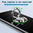 Custodia Silicone Trasparente Ultra Slim Cover Morbida con Magnetico Anello Supporto S01 per Samsung Galaxy S23 Plus 5G