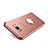 Custodia Silicone Trasparente Ultra Slim Cover Morbida con Magnetico Anello Supporto S01 per Samsung Galaxy S8 Plus Oro Rosa