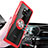 Custodia Silicone Trasparente Ultra Slim Cover Morbida con Magnetico Anello Supporto S02 per Huawei Mate 20 Pro
