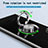 Custodia Silicone Trasparente Ultra Slim Cover Morbida con Magnetico Anello Supporto S04 per Samsung Galaxy S23 Ultra 5G