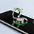 Custodia Silicone Trasparente Ultra Slim Cover Morbida con Magnetico Anello Supporto S05 per Samsung Galaxy S21 Ultra 5G