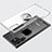 Custodia Silicone Trasparente Ultra Slim Cover Morbida con Magnetico Anello Supporto S05 per Samsung Galaxy S22 Ultra 5G Chiaro