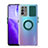 Custodia Silicone Trasparente Ultra Slim Cover Morbida con Supporto per Oppo F19 Pro+ Plus 5G