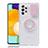Custodia Silicone Trasparente Ultra Slim Cover Morbida con Supporto S01 per Samsung Galaxy A52 5G