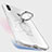 Custodia Silicone Trasparente Ultra Slim Morbida con Anello Supporto per Apple iPhone X Chiaro