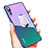Custodia Silicone Trasparente Ultra Slim Morbida con Anello Supporto per Huawei P20 Pro Blu