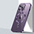 Custodia Silicone Trasparente Ultra Slim Morbida con Mag-Safe Magnetic LD2 per Apple iPhone 14 Pro Max Viola