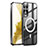 Custodia Silicone Trasparente Ultra Slim Morbida con Mag-Safe Magnetic M02 per Samsung Galaxy S21 FE 5G Nero