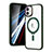 Custodia Silicone Trasparente Ultra Slim Morbida con Mag-Safe Magnetic SD1 per Apple iPhone 12